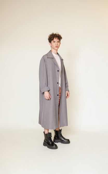 Trench Coat Gris