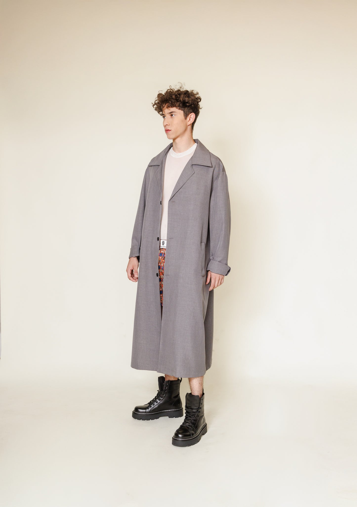 Trench Coat Gris