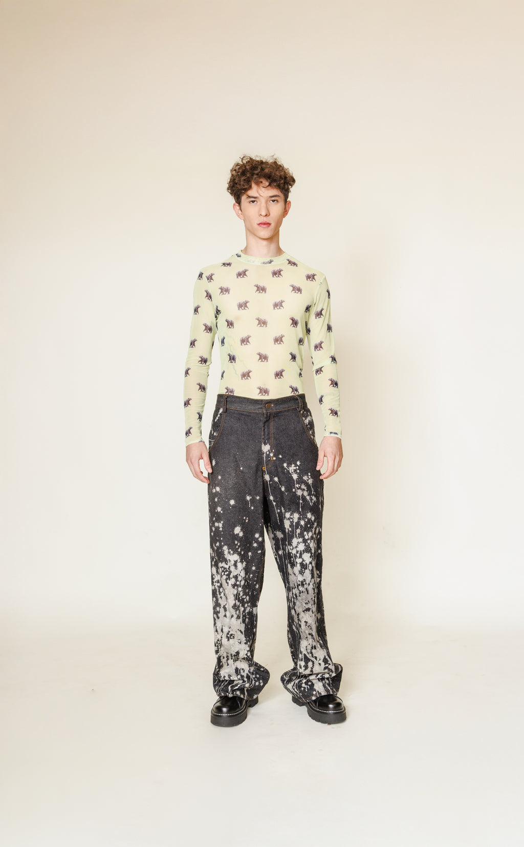 Camiseta Osos manga larga