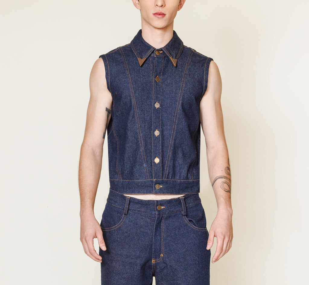 Chaleco Denim