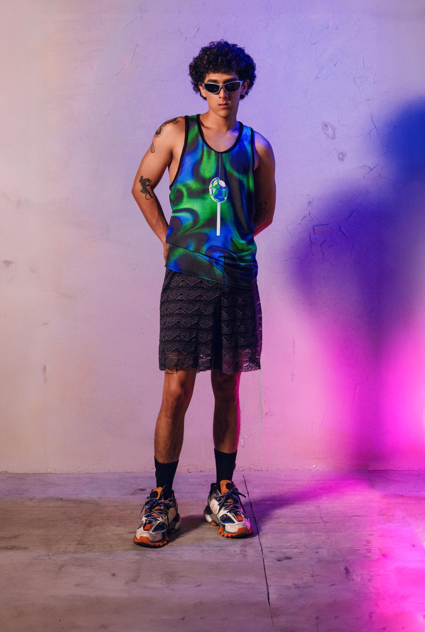 Tank Top Phycodelic Lollipop Verde